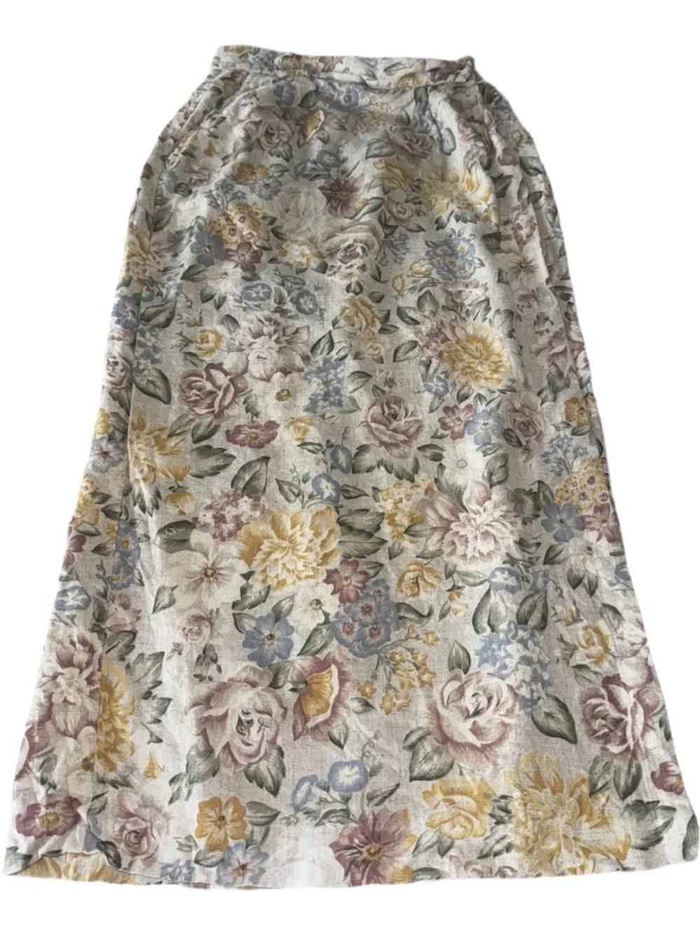 Vintage Talbots Linen Maxi Skirt - Picture 4 of 10